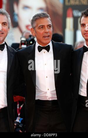 Venice, Italy. 28th Aug, 2013. GEORGE CLOONEY.opening of the Festival and premiere of Gravity.70th Venice Film Festival.Venice, Italy.August 28, 2013. Credit:  Roger Harvey/Globe Photos/ZUMAPRESS.com/Alamy Live News Stock Photo