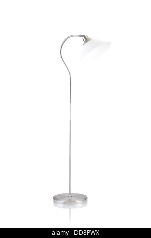 adjustable floor lamp isolated on white background Stock Photo