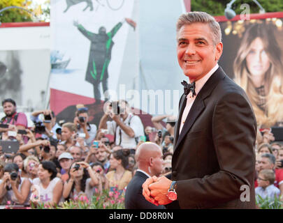 George Clooney attending the 'Gravity' premiere at the 70th Venice International Film Festival. August 28, 2013 Stock Photo