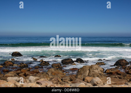 Beach along south africas coastline at the indian ocean Stock Photo