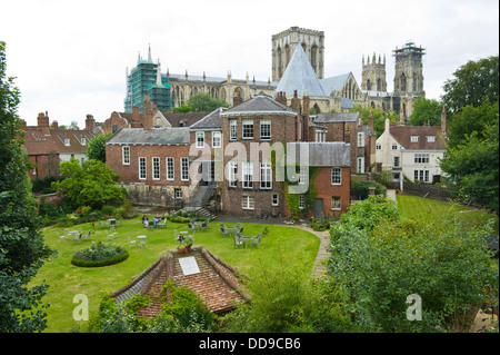 Exterior of Grays Court Hotel in the shadow of York Minster in the city centre of York North Yorkshire England UK Stock Photo