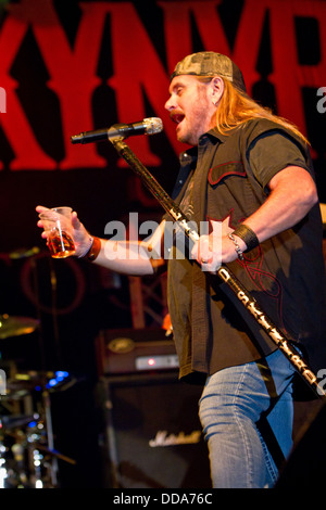 Vigevano Italy. 13th June 2012. The LYNYRD SKYNYRD performs live at Castello Sforzesco during '10 Giorni Suonati Festival' Stock Photo