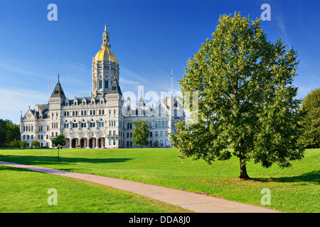 Connecticut State Capitol in Hartford, Connecticut. Stock Photo