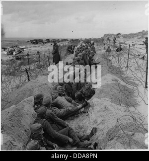 WWII, Europe, France, German POWs - - 196304 Stock Photo