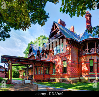 Mark Twain House in Hartford, Connecticut. Stock Photo