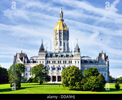 Connecticut State Capitol in Hartford, Connecticut. Stock Photo