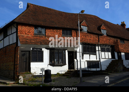 The Library Midhurst Stock Photo - Alamy