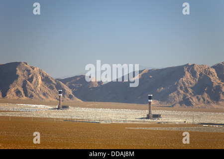 Ivanpah Solar Generating Facility Stock Photo