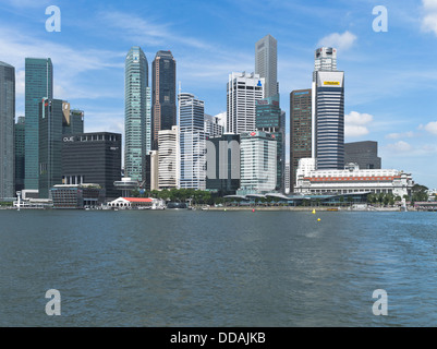 dh Marina Bay DOWNTOWN CORE SINGAPORE Modern skyscrapers city skyline Stock Photo