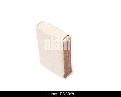 matchbox on a white background Stock Photo