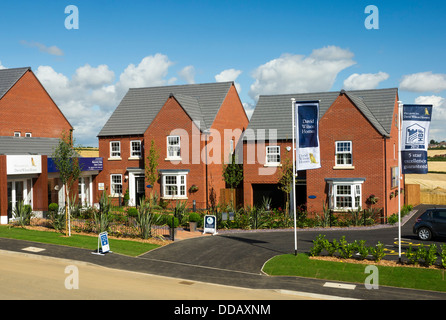 New housing development, Grantham, Lincolnshire Stock Photo