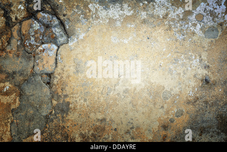 cracked concrete vintage wall background Stock Photo