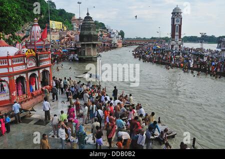 Haridwar Pilgrims gather at the third Shahi Snan Kumbh 