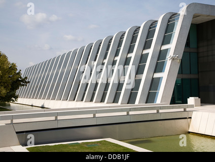 NAPP pharmaceutical group building architect Arthur Erickson at Cambridge Science Park Cambridge England Stock Photo