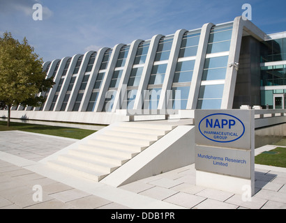 NAPP pharmaceutical group building architect Arthur Erickson at Cambridge Science Park Cambridge England Stock Photo