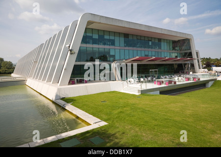 NAPP pharmaceutical group building architect Arthur Erickson at Cambridge Science Park Cambridge England Stock Photo