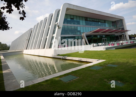 NAPP pharmaceutical group building architect Arthur Erickson at Cambridge Science Park Cambridge England Stock Photo