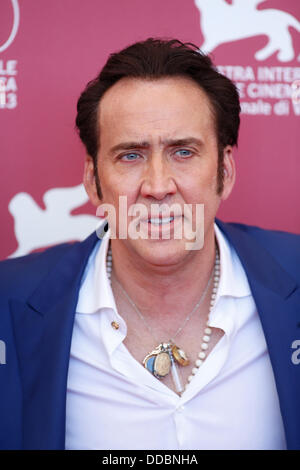 NICOLAS CAGE JOE PHOTOCALL 70TH VENICE FILM FESTIVAL LIDO VENICE  ITALY 30 August 2013 Stock Photo