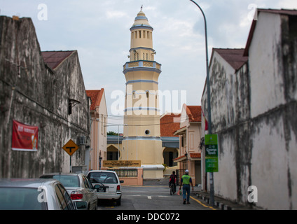 Melayu Lebuh Acheh Mosque, George Town, Penang, Malaysia Stock Photo