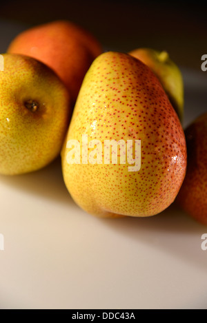 Forelle variety of pear fruit. Stock Photo