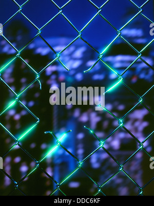 Broken Fence Stock Photo