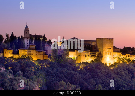 Alhambra,Granada Andalusia, Spain Stock Photo