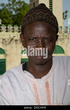 Senegalese Farmer and his Horses. Bijam, a Wolof Village, near Stock ...