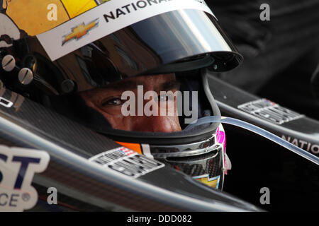 Baltimore, Maryland, USA. 30th Aug, 2013. Indycar, Grand Prix of Baltimore, Baltimore, MD, August 30-September 1 2013, ORIOL SERVIA, Panther Racing © Ron Bijlsma/ZUMAPRESS.com/Alamy Live News Stock Photo