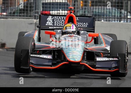 Baltimore, Maryland, USA. 30th Aug, 2013. Indycar, Grand Prix of Baltimore, Baltimore, MD, August 30-September 1 2013, ORIOL SERVIA, Panther Racing © Ron Bijlsma/ZUMAPRESS.com/Alamy Live News Stock Photo