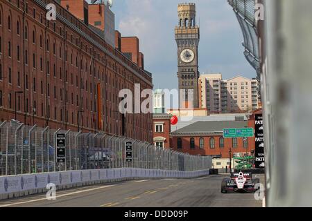 Baltimore, Maryland, USA. 30th Aug, 2013. Indycar, Grand Prix of Baltimore, Baltimore, MD, August 30-September 1 2013, WILL POWER, Team Penske © Ron Bijlsma/ZUMAPRESS.com/Alamy Live News Stock Photo