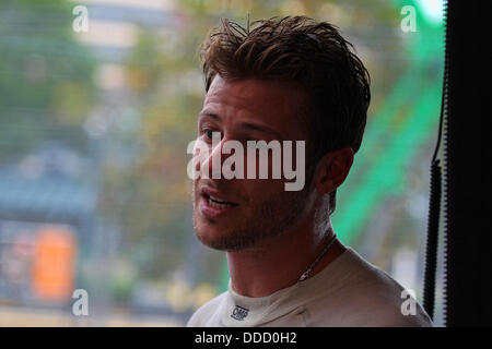 Baltimore, Maryland, USA. 30th Aug, 2013. Indycar, Grand Prix of Baltimore, Baltimore, MD, August 30-September 1 2013, MARCO ANDRETTI, Andretti Autosport © Ron Bijlsma/ZUMAPRESS.com/Alamy Live News Stock Photo