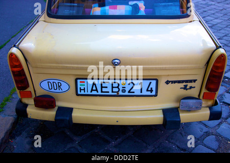 Trabant Car, Budapest, Hungary Stock Photo
