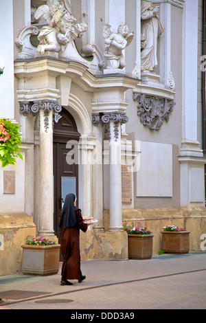 St Michael's City Church, Budapest, Hungary, East Central Europe Stock Photo