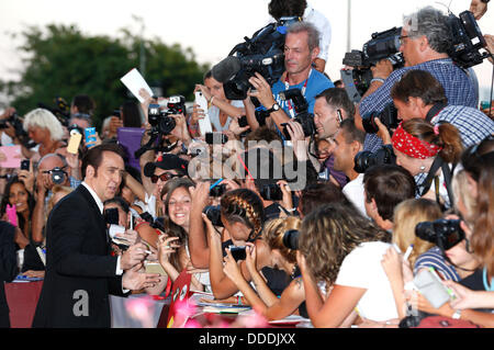 Venice, Italy. 30th August 2013. Nicolas Cage attending the 'Joe' premiere at the 70th Venice International Film Festival. August 30, 2013 Stock Photo