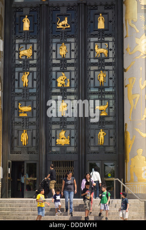 Brooklyn Public Library New York City Stock Photo