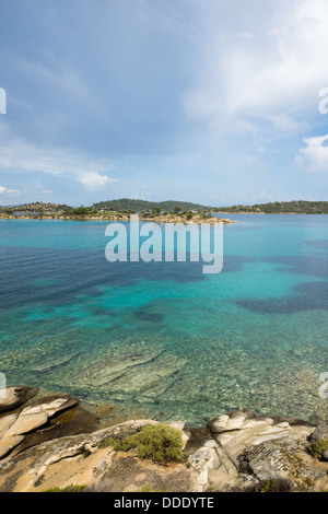 Aegean sea coast Stock Photo