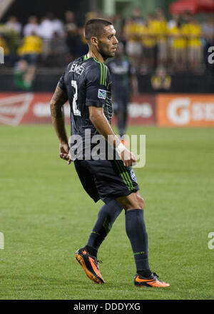 Clint Dempsey is honored at CenturyLink Field following retirement