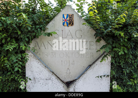 First World War One Albertina memorial remembering the inundation of ...