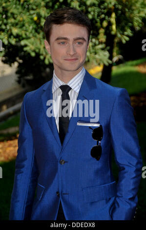 Venice, Italy. 1st Sept. 2013. Actor Daniel Radcliffe attends the 'Kill Your Darlings' Premiere during the 70th Venice International Film Festival at Sala Darsena on September 01, 2013 in Venice, Italy Credit:  Gaetano Piazzolla/Alamy Live News Stock Photo