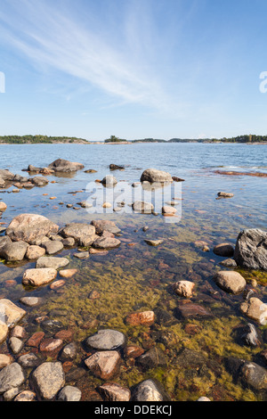 Summery view of Baltic Sea Stock Photo