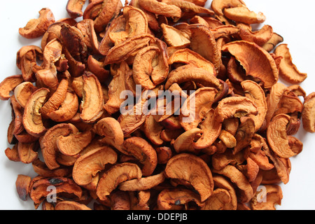 dried apples isolated on the white background Stock Photo