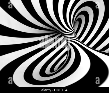 Abstract 3d spiral Stock Photo