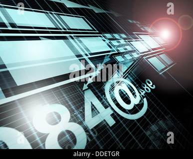 technology background Stock Photo