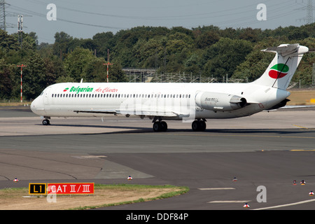 Bulgarian Air Charter McDonnell Douglas super 80 airliner Stock Photo