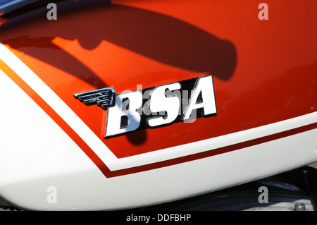 BSA motorcycle badge Stock Photo