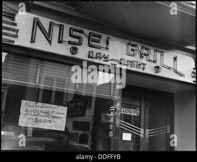 San Francisco, California. This restaurant, named Nisei after second generation children born in . . . 536045 Stock Photo
