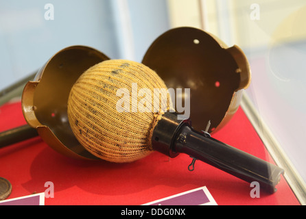 Sticky grenade or sticky bomb hand grenade, Anti-Tank No. 74 grenade, British hand grenade during the Second World War. Stock Photo