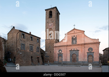 Civita di Bagnoregio. San Donato Church. Viterbo district, Lazio, Italy. Stock Photo