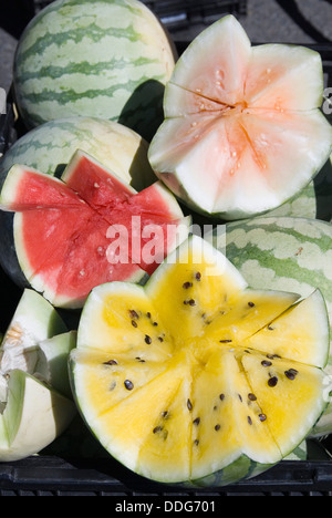 Selection of melons Stock Photo - Alamy