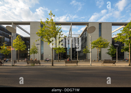 exterior of Paul Löbe Haus, Berlin, Germany Stock Photo